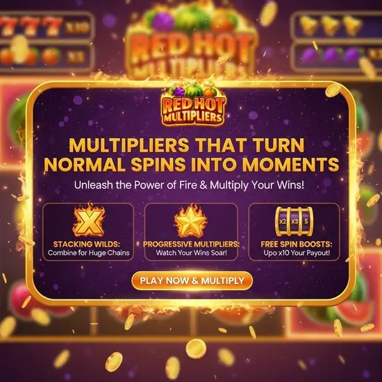 The real hook: multipliers that turn normal spins into 🔥 moments