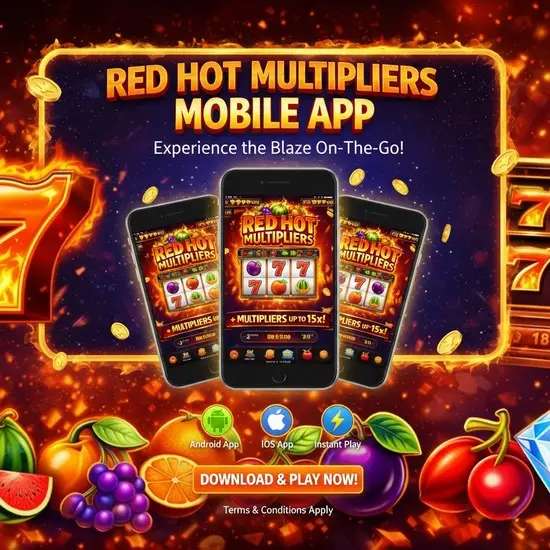 Experience the Heat Anywhere with the Red Hot Multipliers Mobile App!